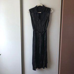 All Saints Casual Dress Modern Camo Animal Print Silky NWOT, Size 2